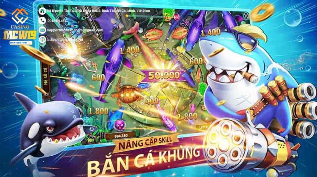 Các Thể Loại Game Bắn Cá Có Tại MCW19