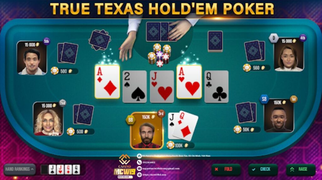 Cách Bài Poker Phổ Biến